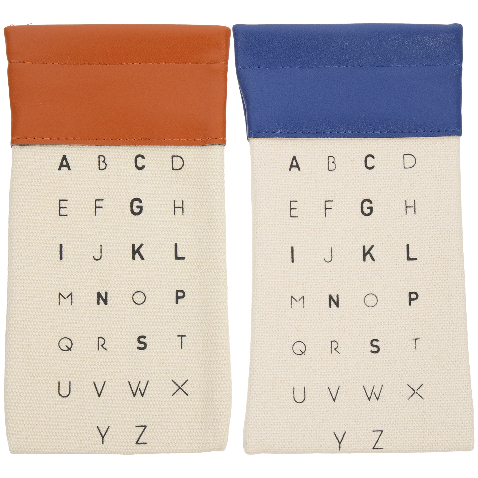 

2Pcs Glasses Bag Eyeglasses Case Canvas Lightweight Durable ScratchProof Storage Sunglasses Accessories Jewelry Phone
