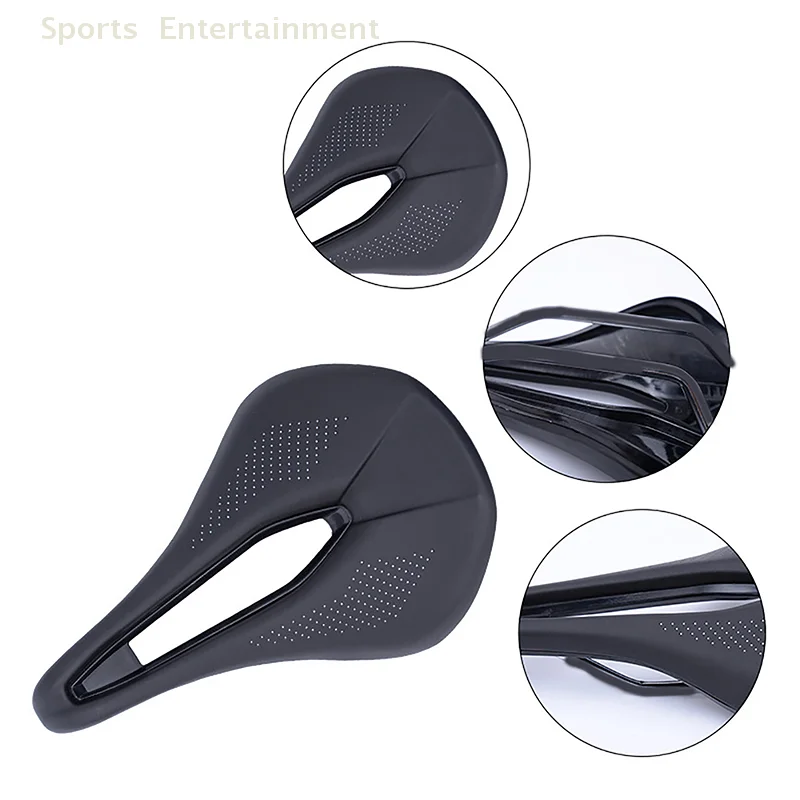 1pc Hollow Gel Cycling Cushion Comfortable Bicycle MTB Mountain Road Bike Seat Exercise Bike Saddle for Men and Women