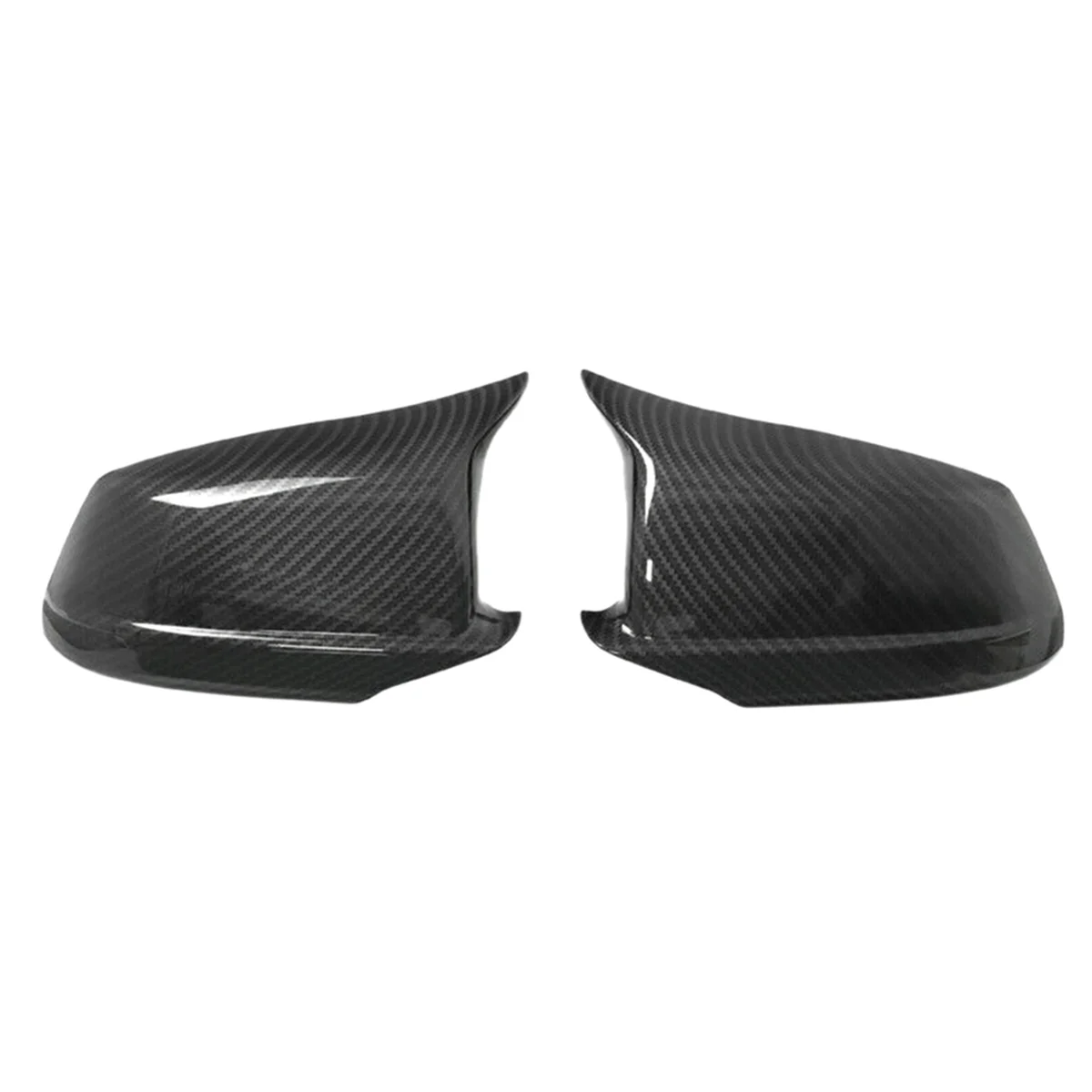 Carbon Fiber for BMW 5 Series F10 F11 2010-2013 Rearview Side Mirror Cover Wing Cap Exterior Door Rear View Trim