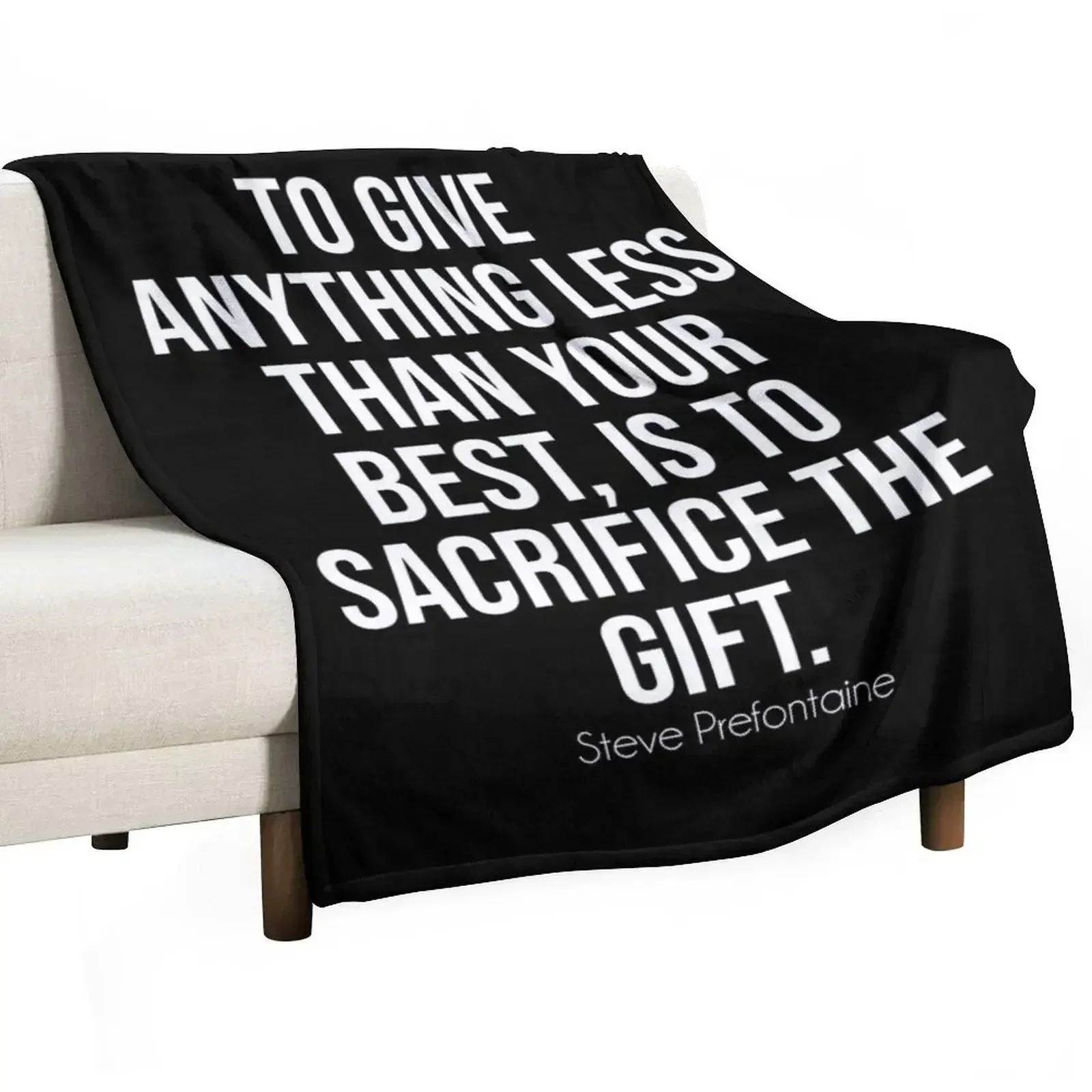 

Steve Prefontaine quote Throw Blanket Summer Beddings Flannel Bed Fashionable Blankets For Bed Blankets
