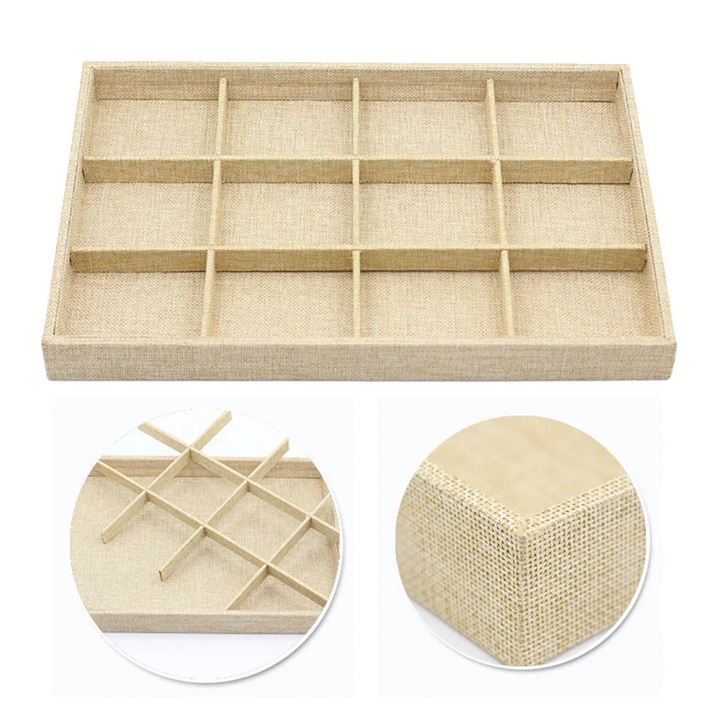 

Jewelry Display Tray Mdf Ring Organizer Smooth Durable For Store Home Mall Market Rings Display Stand Jewelry Showcase
