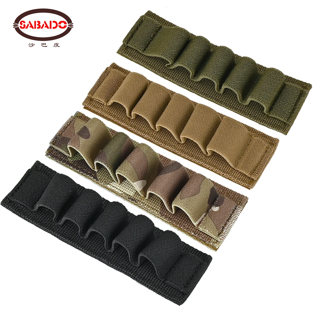 Tactical Chemlight Battery Elastic Storage Holder 5 Holes Shot Shell Tray Pen Hook & Loop Light Stick Holder Vest Accessories