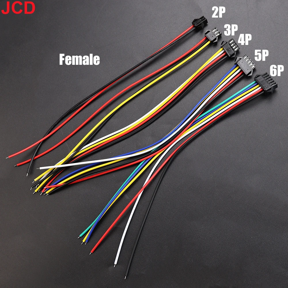 2 3 4 5 6 Pin LED Streifen JST SM Stecker männlich oder weiblich Adapter Stecker JST Stecker Terminal mit 15 cm 22AWG Draht für Lichtleiste – Detail 7