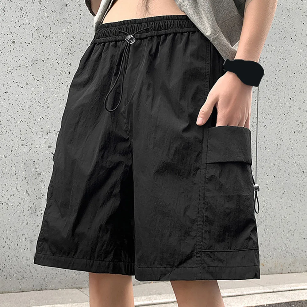 

Beach Wear Casual Outing Apricot Casual Workwear Pants Workwear Loose Beach Pants Medium Waist Style Polyester Fabric