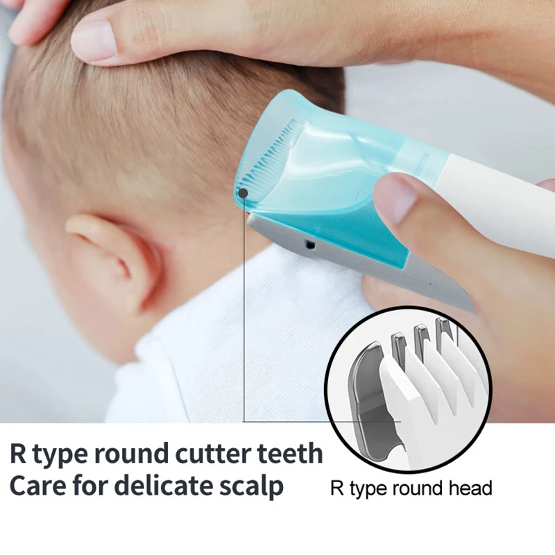 Silent Kids Hair Clipper Trimmer for Baby Child Grooming Waterproof Rechargeable Cordless Cutting Mathine for Toddler