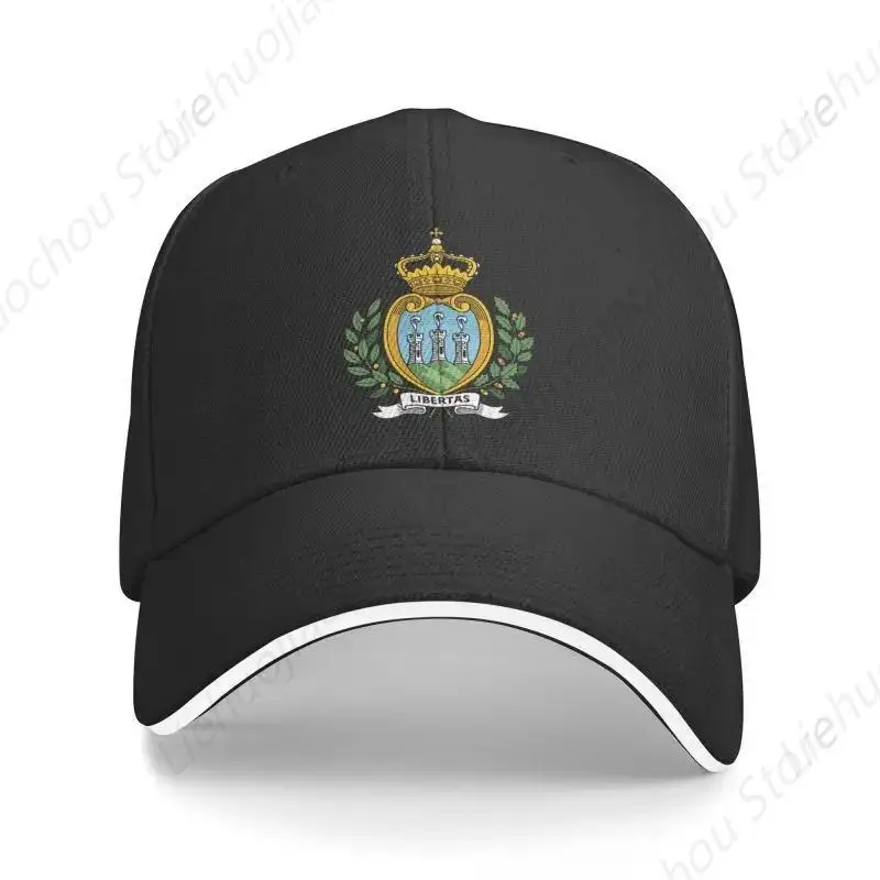 Punk Coat Of Arms Of San Marino Baseball Cap Men Women Adjustable Dad Hat Sun Protection