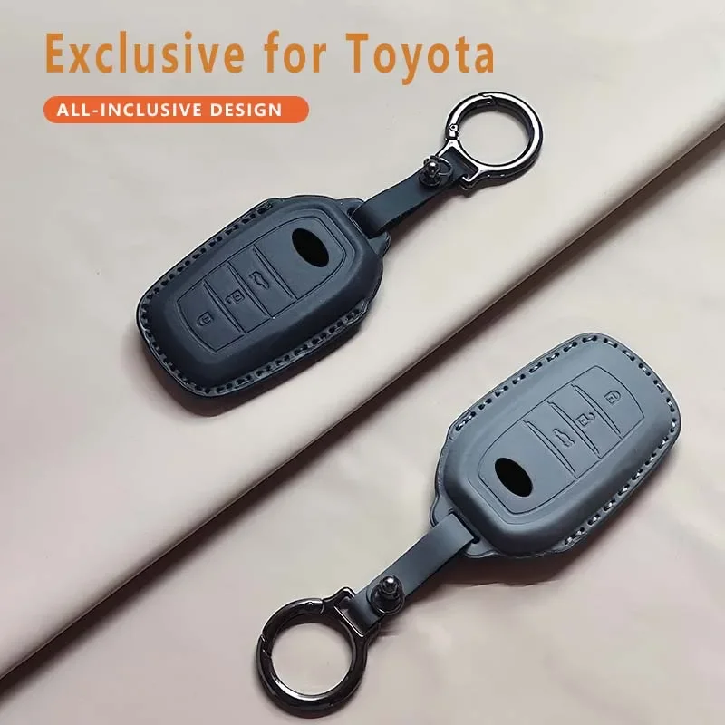 Car Remote Key Case Cover for Toyota Camry RAV4 Highlander Avalon C-HR Prius Corolla GT86 Altis Land Cruiser Hilux Keychain Fob