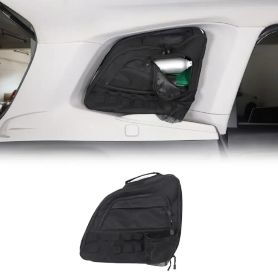 

Органайзер-бокс для хранения в багажнике для Subaru Forester 2013-2018, левая сторона, черный пластиковый отсек с вентиляцией, аксессуар для салона