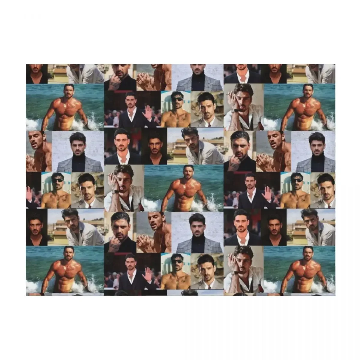 

Massimo Michele morrone Throw Blanket Thermal Bed covers Warm Multi-Purpose Blankets