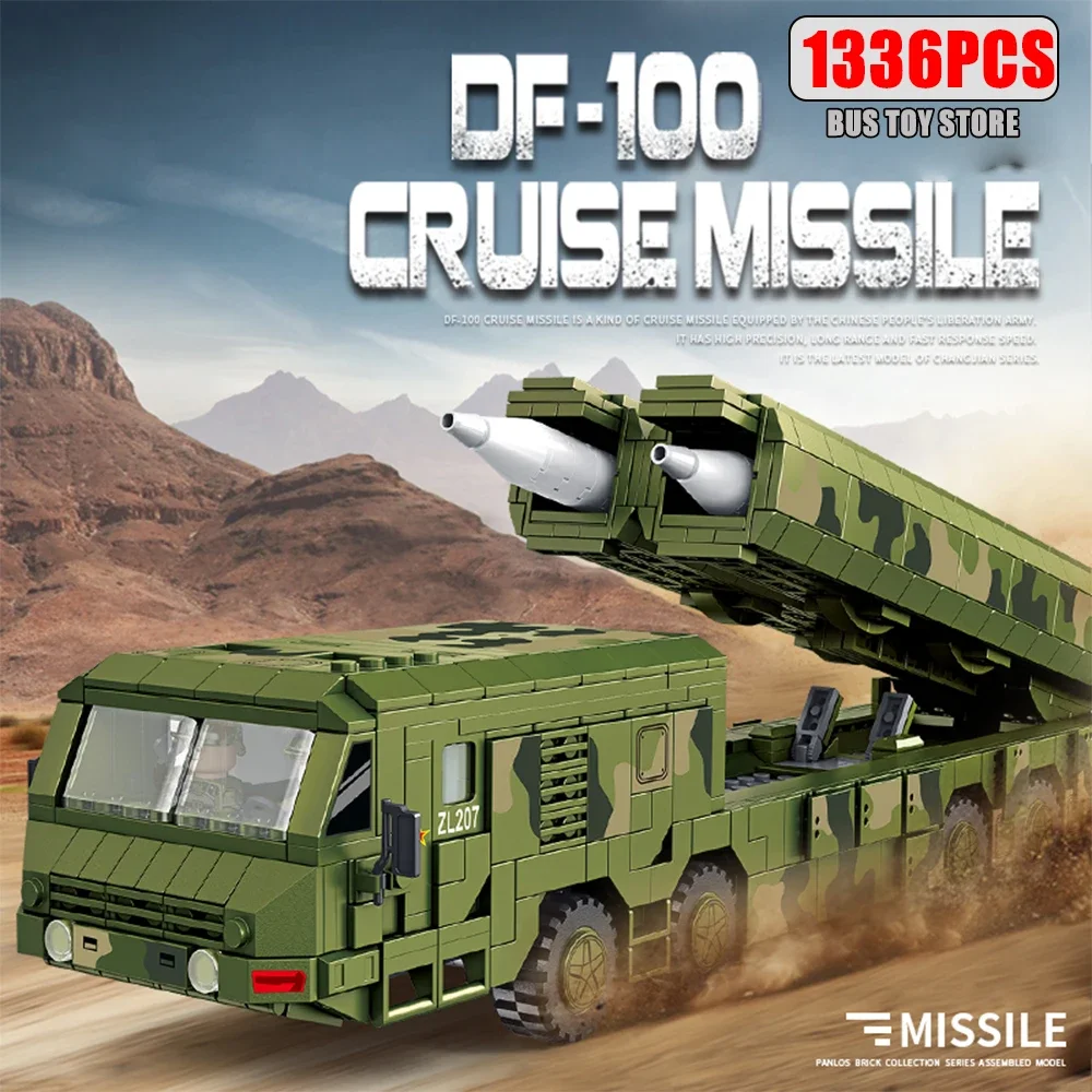 

CJ-100 Cruise Missile Vehicle Modern Military Series Tank Building Blocks Bricks Model Set Educational Toys for Boys Christmas