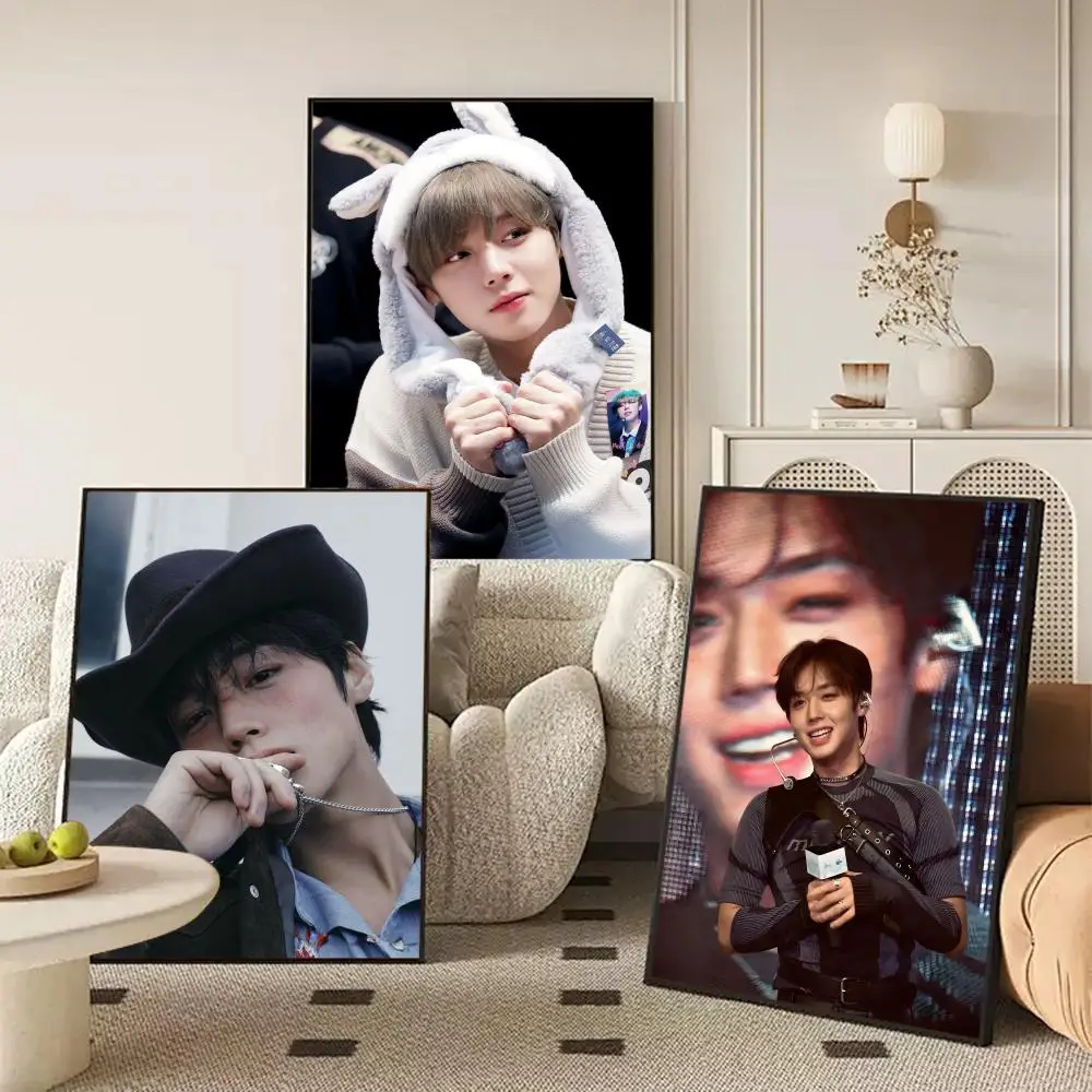 الكورية P-PARK JI HOON المشارك HD طباعة شخصية قماش جدار جدارية ملصق فني صور لغرفة المعيشة ديكور المنزل