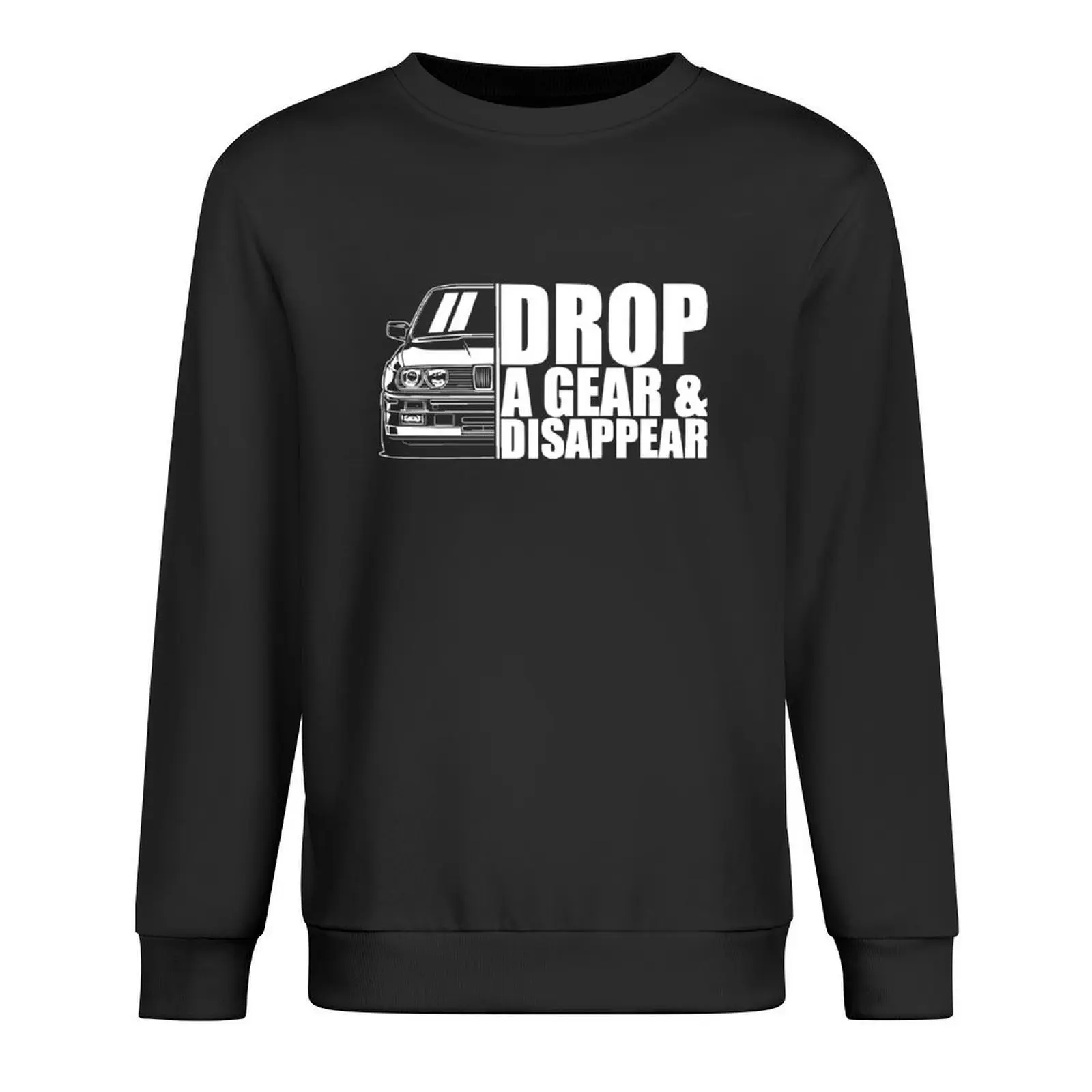 

Classic Old-school 3 Series Car Illustration Pullover fashion men tracksuits japanese style men wear sweatshirt men