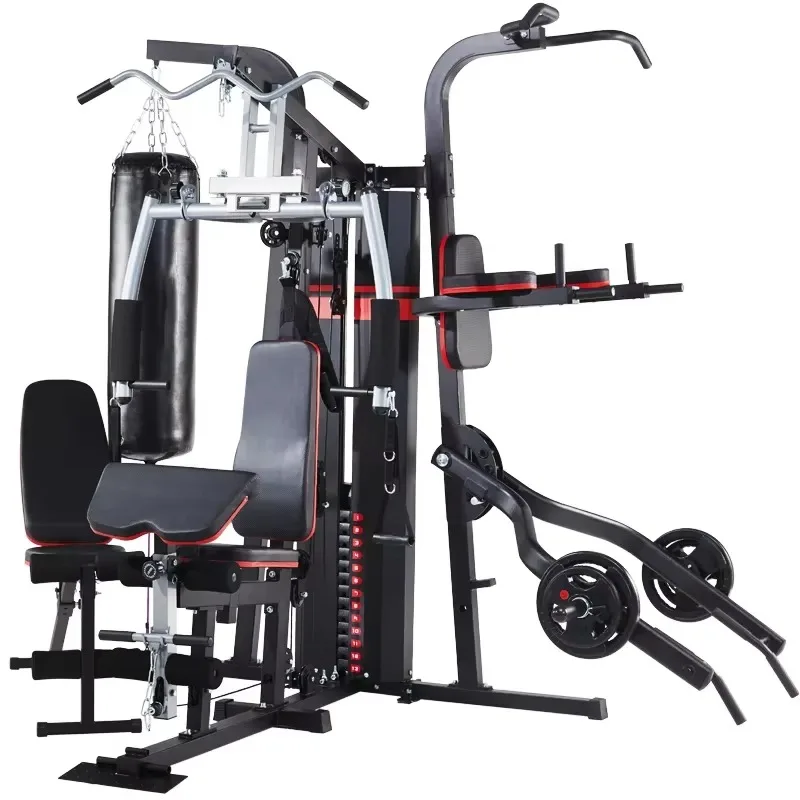 

Wholesale Strength Training Fitness Equipment 4 Station Home Gym Indoor Body Building Multi Function Station