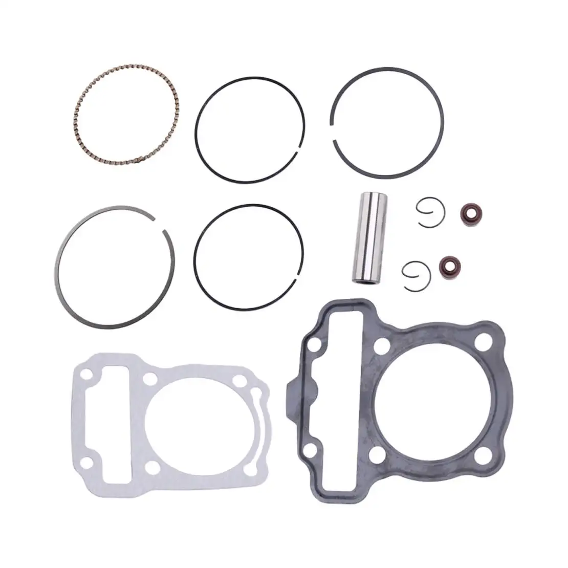 Baru 130cc lubang besar 54mm blok silinder Piston cincin paking katup segel minyak Kit cocok untuk Honda NBC110 Netflix 110 injeksi bahan bakar