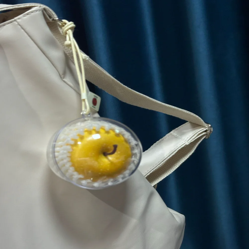 Foam Fruit Keychain Natural Cute Bag Pendant Fruit Hanging Decor High-Quality Key Chain Decoration For Personalized Decor