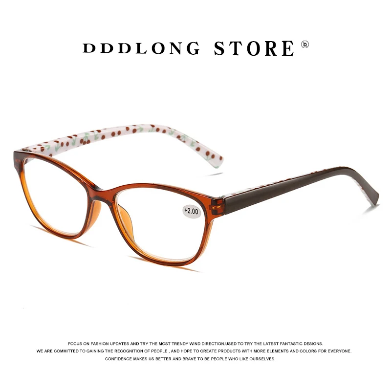 

DDDLONG Reading Glasses Women High Quality Diopter Hyperopia Farsighted Gift Presbyopic Eyeglasses Men +1.0 1.5 2.0 2.5 D221