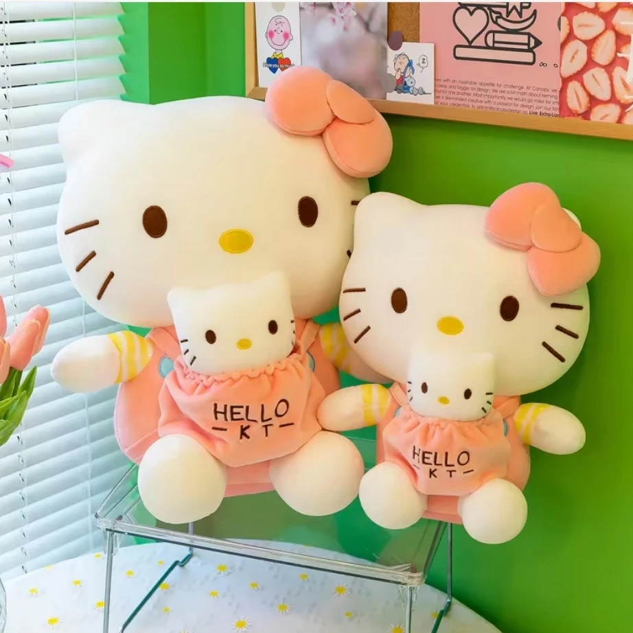 

Плюшевые игрушки Hello Kitty, милый фильм Sanrio KT Cat peluche, куклы, мягкие каваи, игрушка Hello Kitty, Рождественский подарок