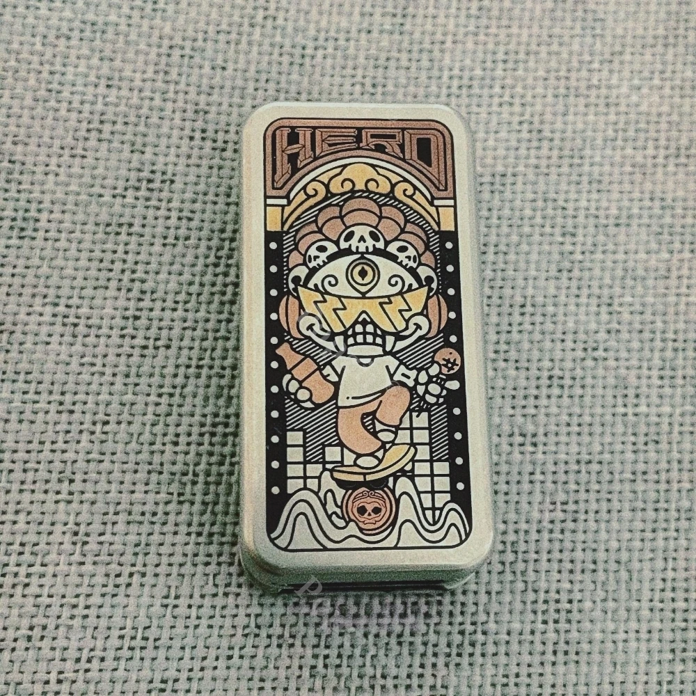 LEYANG ShiTuoLin EDC Mechanical Three Layer Push Slider Adults Stress Relief Toy Multiple Ways To Play Necklace Fidgeting toys