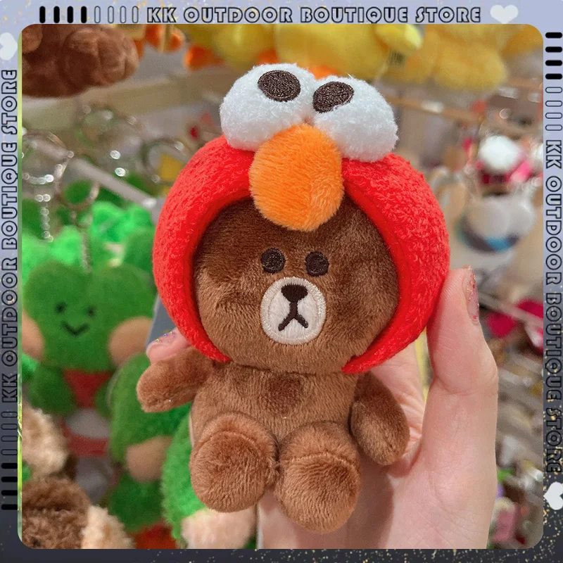 

MINISO плюшевые игрушки кукла бурый медведь бурый медведь игрушечные фигурки брелок коллекционные MINISO мягкие плюшевые периферийные устройства мультфильм аниме подарки
