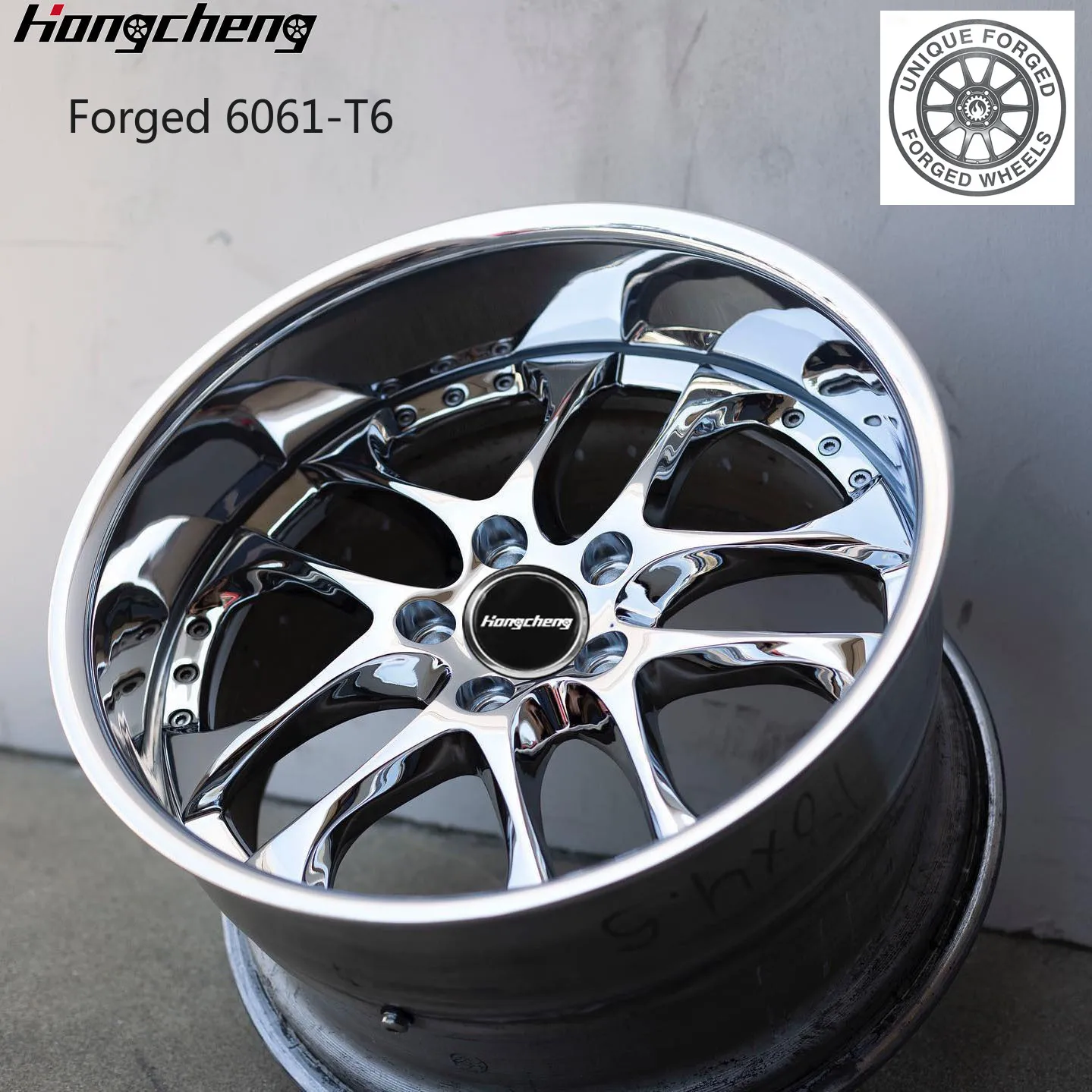 

26 Style High Quality 19 Inch 20 Inch Chrome Wheel Deep Dish Rim 3 Piece Forged Custom Racing Car Rims