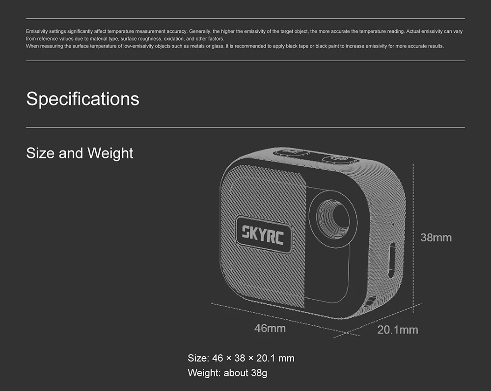 

Выгодное предложение: Тепловизор SkyRC Mini HeatVision ITV500 с сенсорным экраном