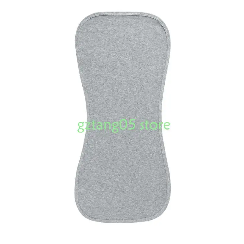

57EE 1 Set Absorbent Burp Cloth Saliva Towel Cotton Shoulder Pad for Drooling