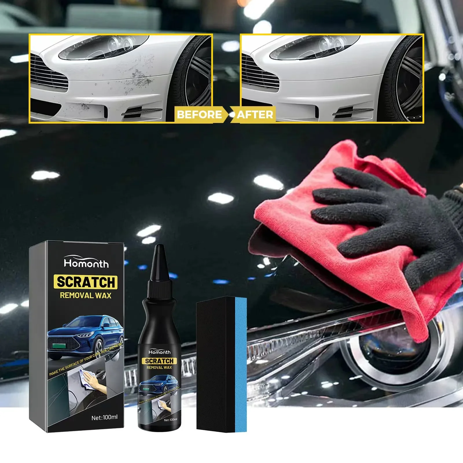 Car Scratch Remover Kit Repair Ceramic Coating Nano Spray Anti Scratch Repairing Polish Paint Spray Wax Car Accessories