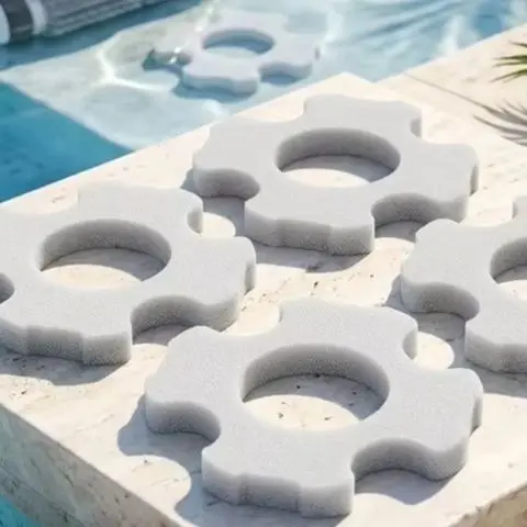 Replacement Sponge Filter For WINNY Cordless Robotic Pool Cleaner HJ1102P - 300x300x10mm Foam Pad For Efficient Debris Removal