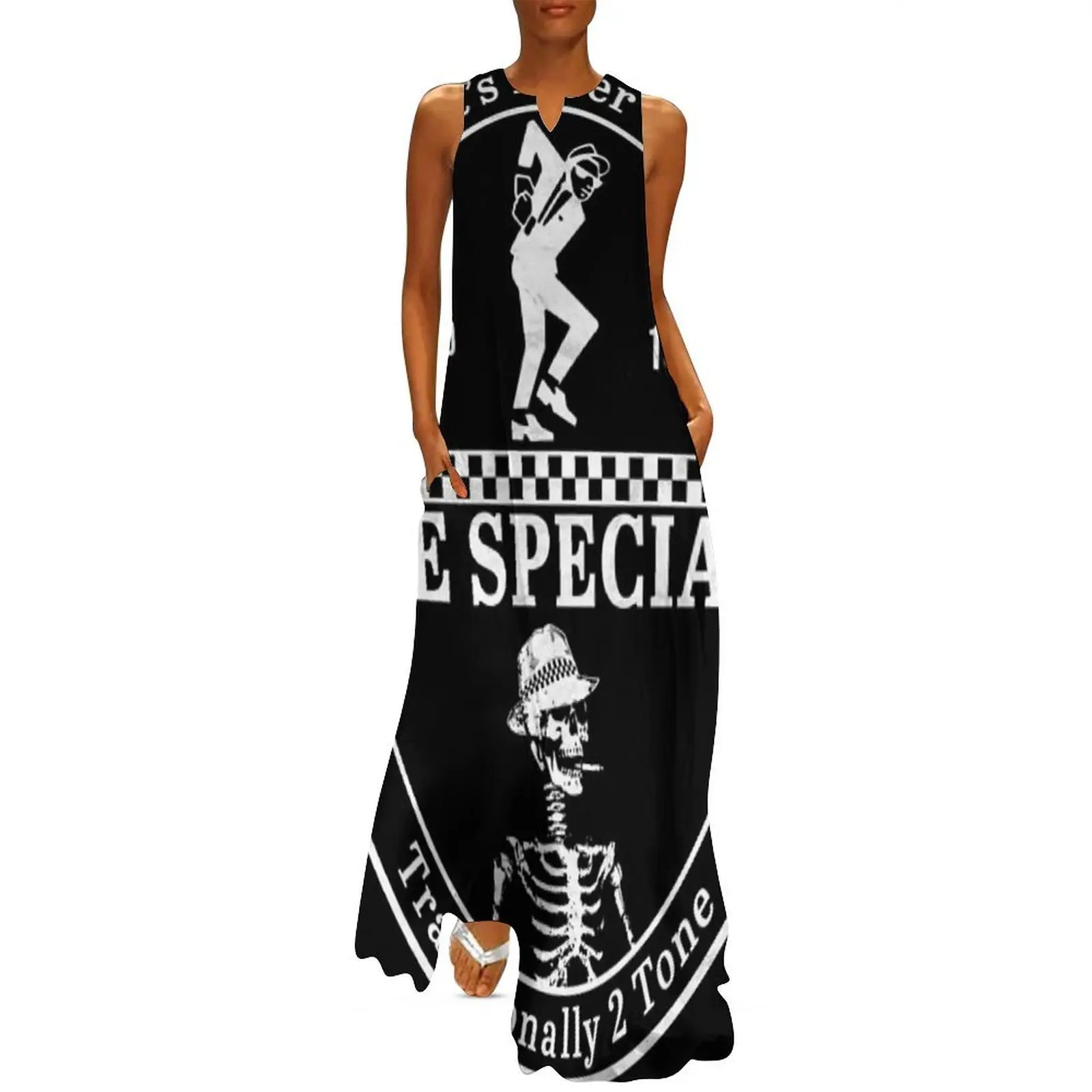 

The Specials Traditionally 2 Tone Long Dress women's fashion dresses bandage dress cute dress sexy for women