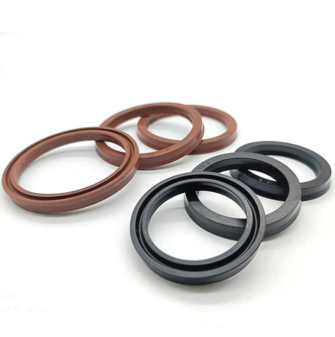 

ID 90-180mm UN/USH/U/Y Type Black NBR Hydraulic Cylinder Oil Sealing Ring Shaft Hole General Sealing Ring Gasket