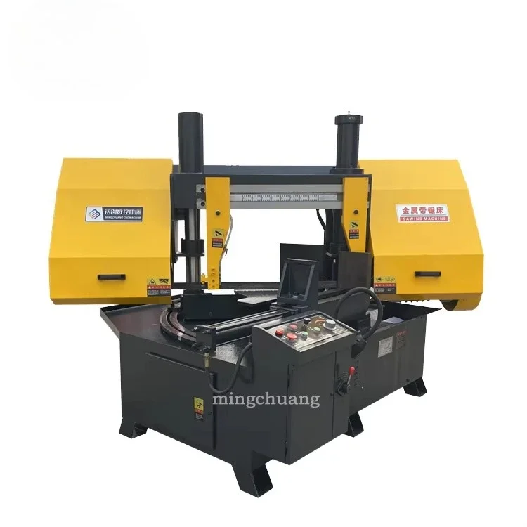 GB4240x Fully Automatic Band Sawing Machine Ultra New Rotary Angle Stainless Steel Rod Cutting Machine Manual Hydraulic Saw