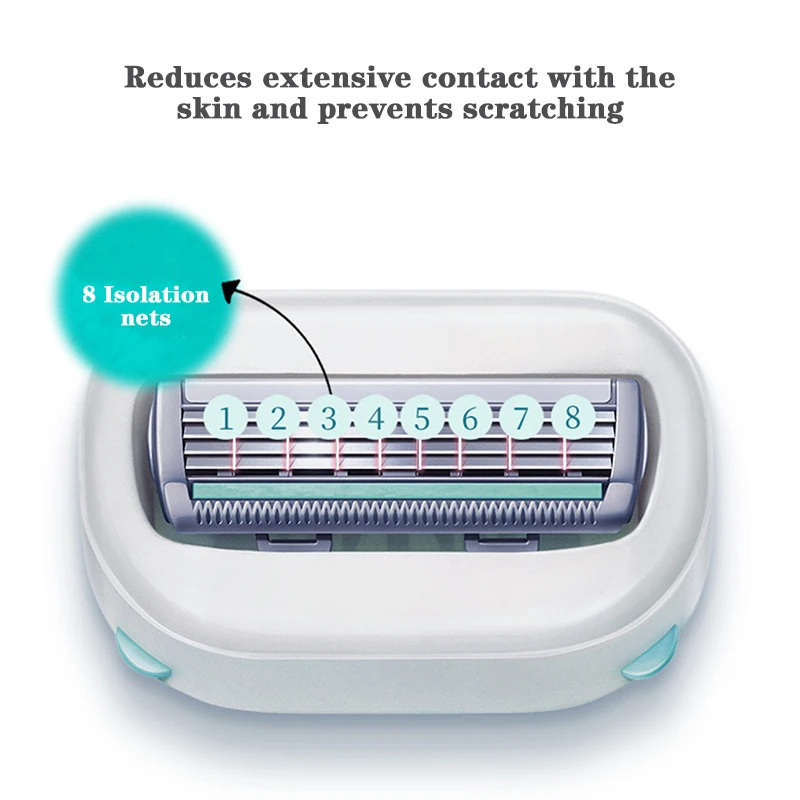 Phụ Nữ Tóc Cạo An Toàn Lưỡi Dao Ban Đầu Dao Cạo Râu Schick Trực Giác Tự Nhiên Da Nhạy Cảm