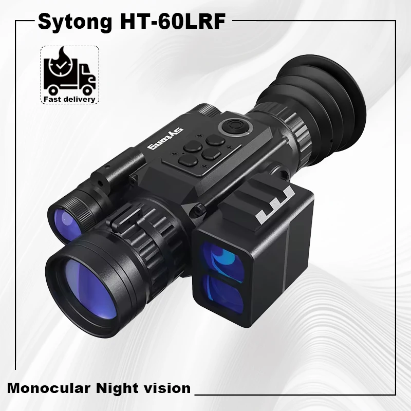 Sytong HT-60LRF Thermal Imaging Sight,Monocular Night vision Camera For Hunting，Laser Range Finder With Gyroscope WIFI