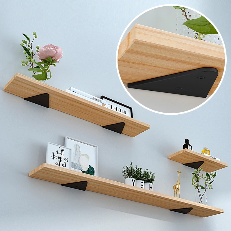 Triangle Invisible Bracket Support Wall Shelves Mount Tripod Partition Right Angle Fixed Bear Shelf Hardware Fit Furniture Mount