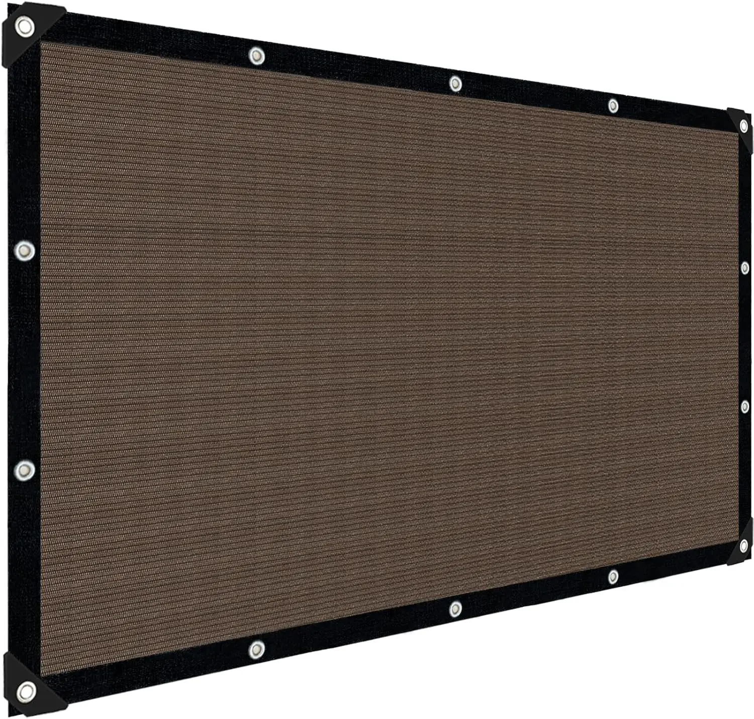 

90% UV Protection Sun Shade Cloth with Grommets, 3x6FT Brown Shade Cover for Patio Garden