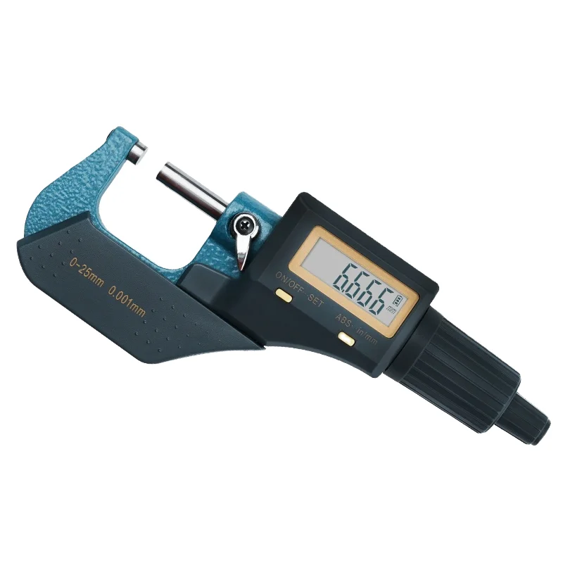 0-25mm Digital Electronic Micrometer 0.001mm Micron Outside Gauge Thickness Measuring Tool