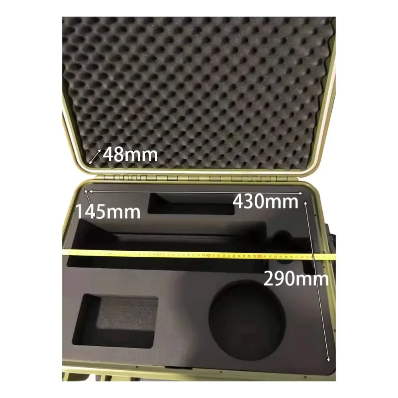 DPC082-4 Durable IP67 Stackable Hard Case Bag Luggage Equipment Waterproof Storage Box Plastic Eva Strap Backpack