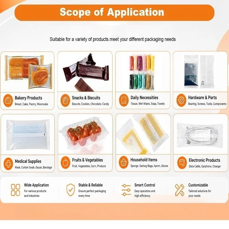 Customized Horizontal Flow Packaging Machine Multifunctional Automatic Spaghetti Pasta Packing Processing Equipment