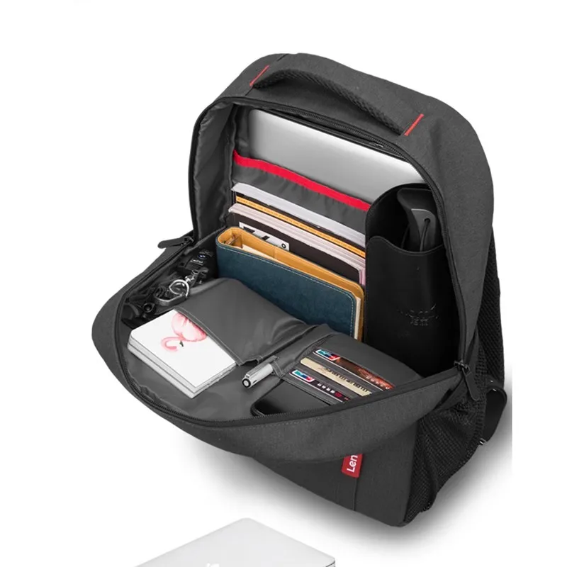 حقيبة ظهر أصلية 100% لينوفو ثينك باد 14 15.6 بوصة حقيبة كمبيوتر محمول حقيبة كتف للرجال والنساء حقائب ظهر للسفر في الهواء الطلق #5