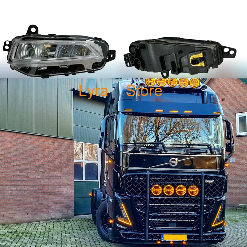 1 PCS FOG LAMP 23752741 23752746 Fit FOR VOLVO FH FM FH5 (2020 ON) LED CHROME FRONT FOG