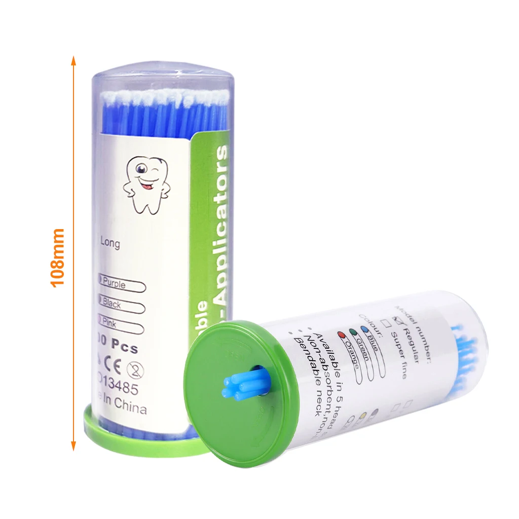 100Pcs Dental Micro Brushes Disposable Micro Applicator Brushes for Resin Adhesive Bonding Bleaching Lab & Clinic Use - Image 6