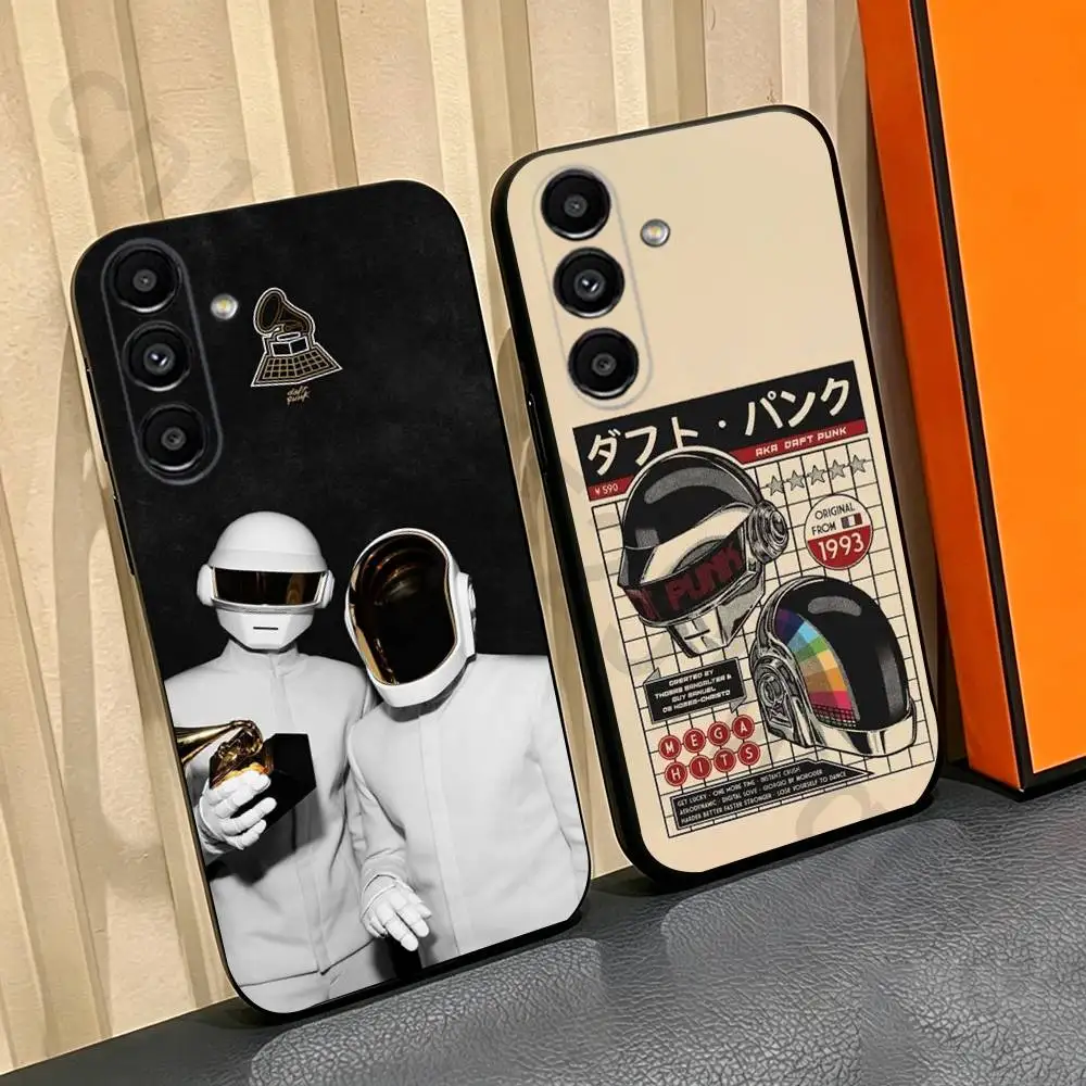 D-Daft P-Punk Band Phone Case For Samsung Galaxy A13,A21s,A22,A31,A32,A52,A53,A71,A80,Soft Black Shell