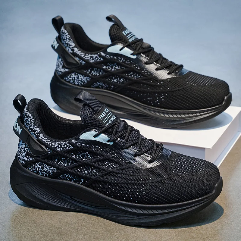 

Men's Sneakers Breathable Casual Shoes Men Outdoor Mesh Running Shoes Lightweight Shock Absorption Soft Soled Shoes Tenis Hombre