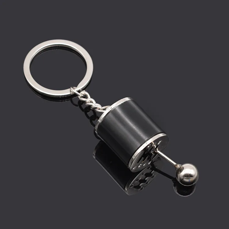 gear shift knob keychain Manual Transmission Lever Metal Key Ring Metal Pendant Creative Shift Gears Keychain