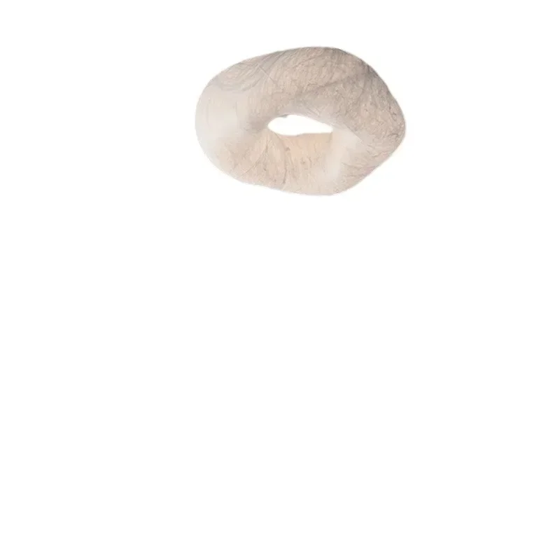 

Cream wind true mulberry silk ceiling lamp designer art living room master bedroom cloud lamp
