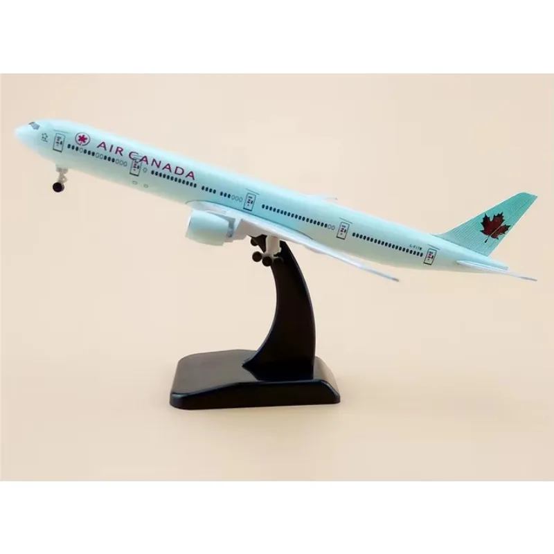 20cm Aircraft Model 1/400 Boeing 777 Air Canada Alloy Plane B777 with Wheel Model Plane Model Kit For Ornaments Home Collection