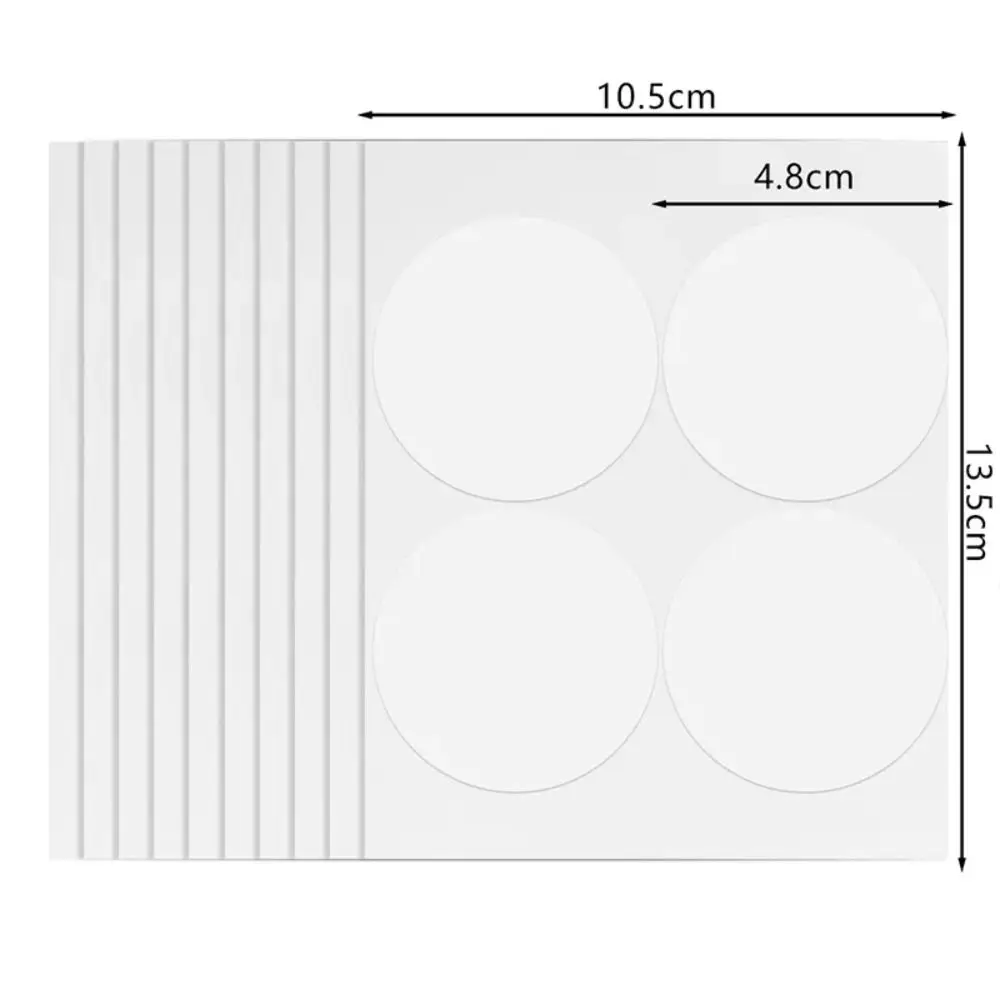 4pcs Inserts Non-slip Fixed Stickers Accessories Oil Paper Insole Fixing Patch Rotundity Double Faced Adhesive Tape