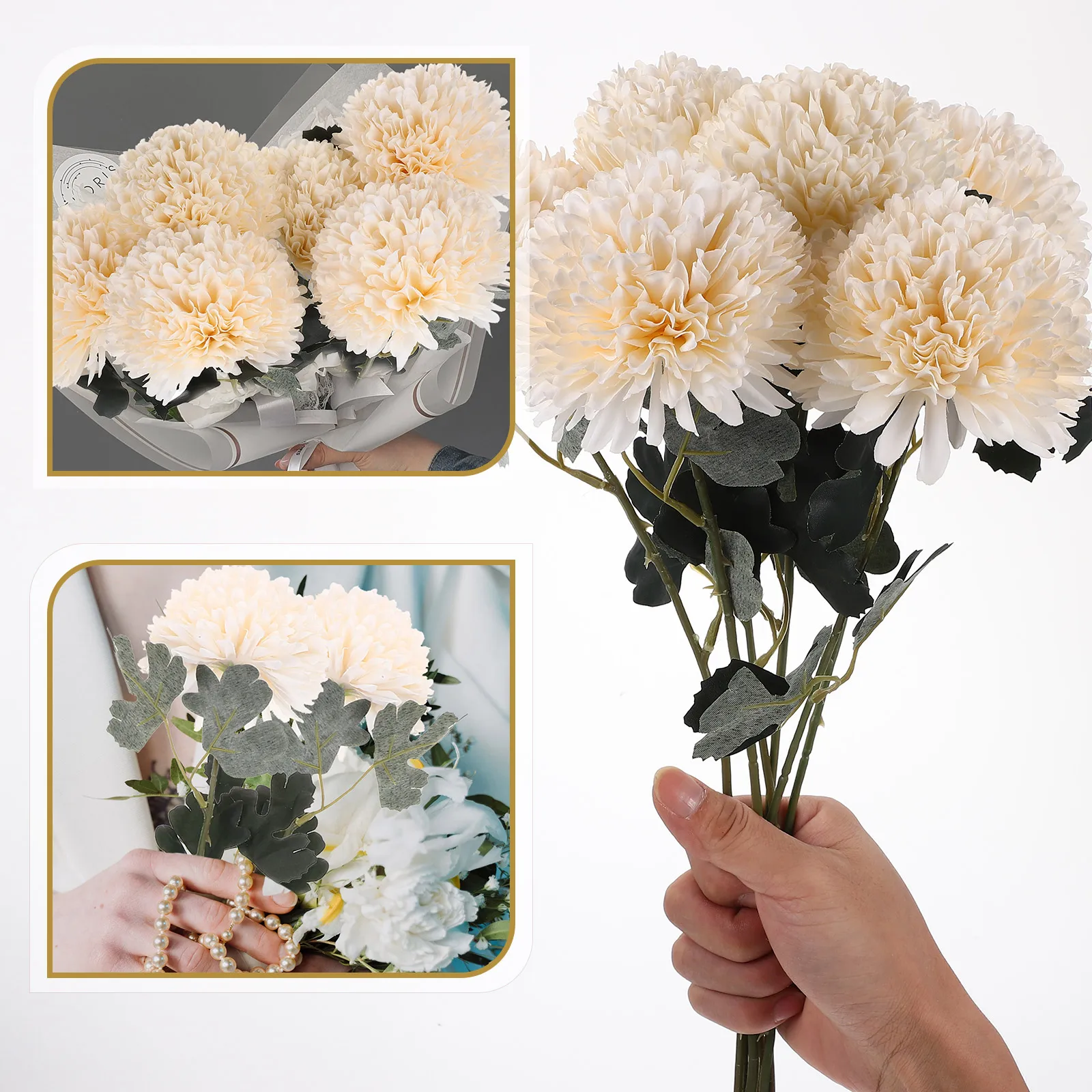 

6 Pcs Artificial Flower Decoration Flowers Decorations Dandelion Decorative Fake Wedding