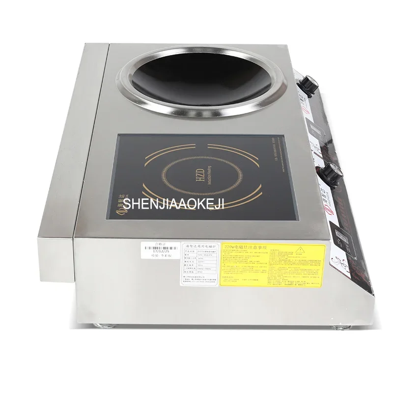 Kompor induksi baru, kompor kombinasi kepala ganda, tungku induksi datar dan cekung daya tinggi 220v 1 buah