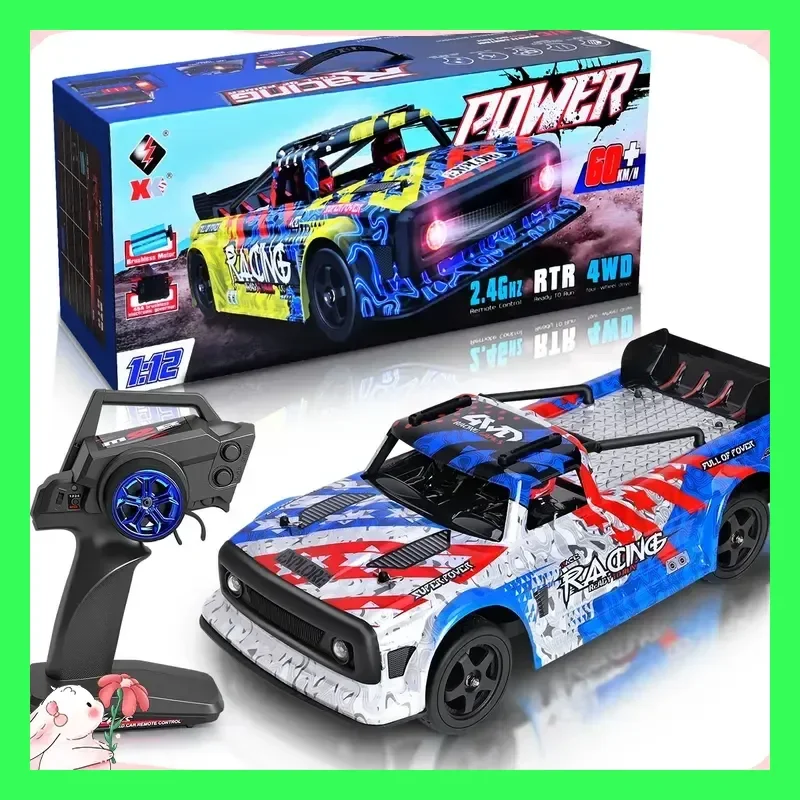 

Wltoy 124020 1:12 Scale Electric 4WD Flat Sports Car Brushless Remote Control Toy for Children Speed up to 60km/H